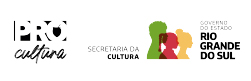 Logo Pro Cultura RS, Secretaria da Cultura e Governo do Estado do Rio Grande do Sul